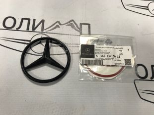 Эмблема на крышку багажника Mercedes ML w166 GLE w166 черная